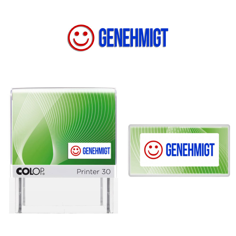Produktbild: GENEHMIGT - 2 farbiger Abdruck