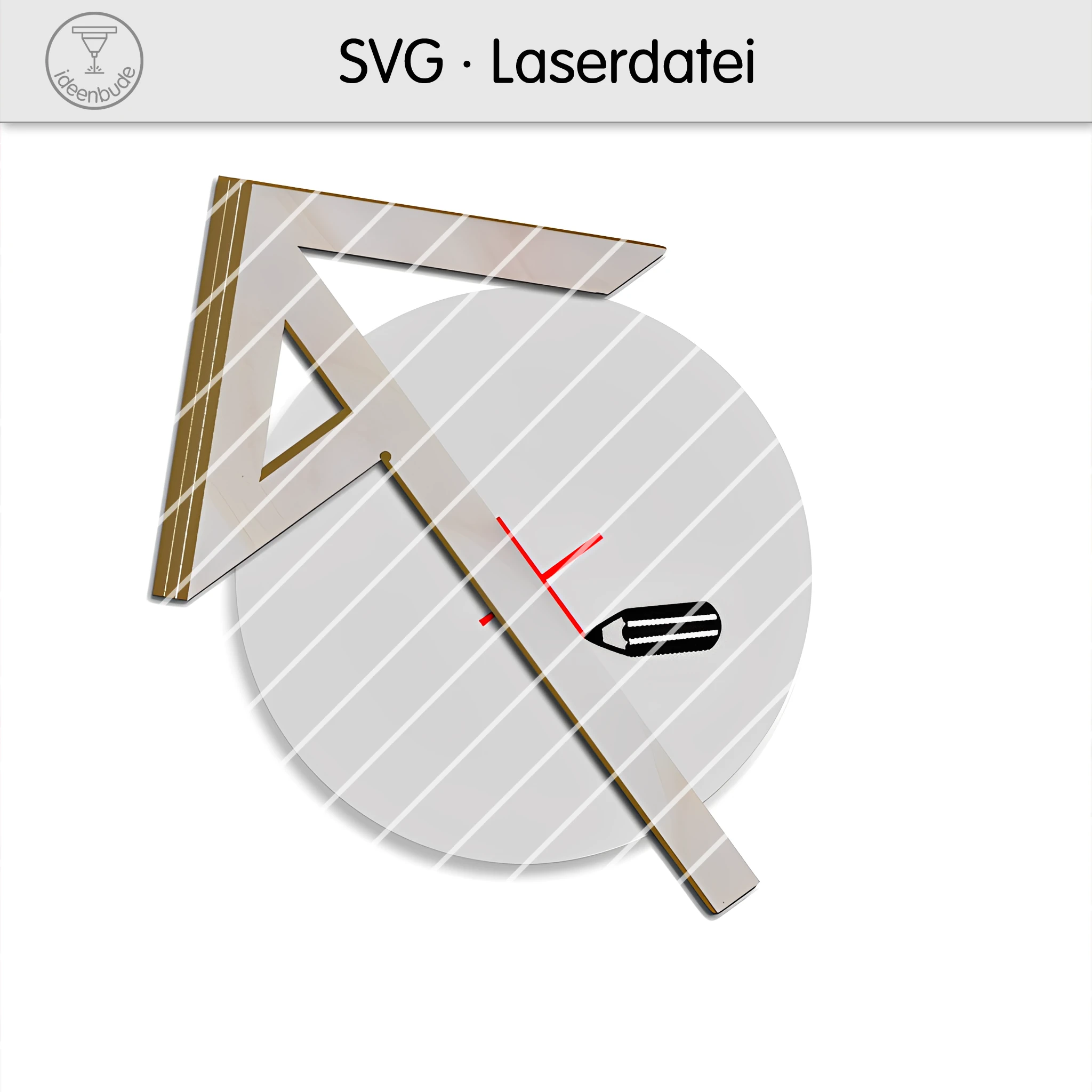 Zentrierhilfe, Laserdatei