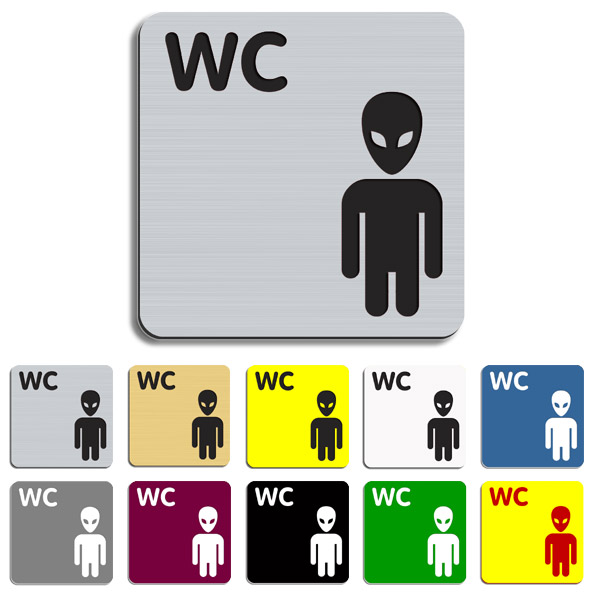 Produktbild: WC - Alien, versch. Farben & Größen