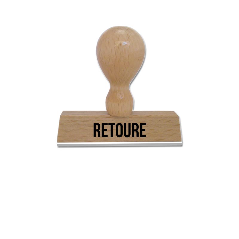 Produktbild: RETOURE - Textstempel aus Holz