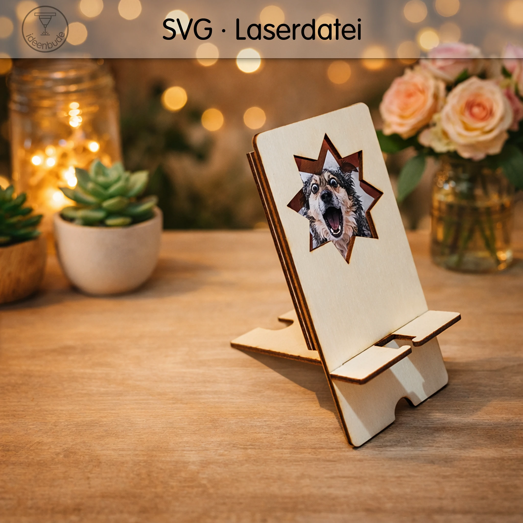 Handyhalter mit Foto