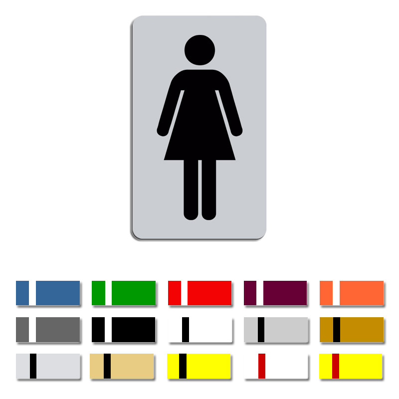 Produktbild: Damen - 60x100mm, versch. Farben