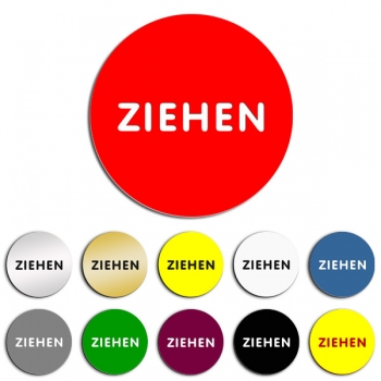 Produktbild: ZIEHEN, Türschild, versch. Größen