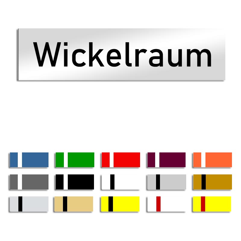 Produktbild: Wickelraum, 160x40mm
