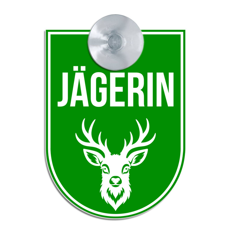 Produktbild: Jägerin mit Hirsch