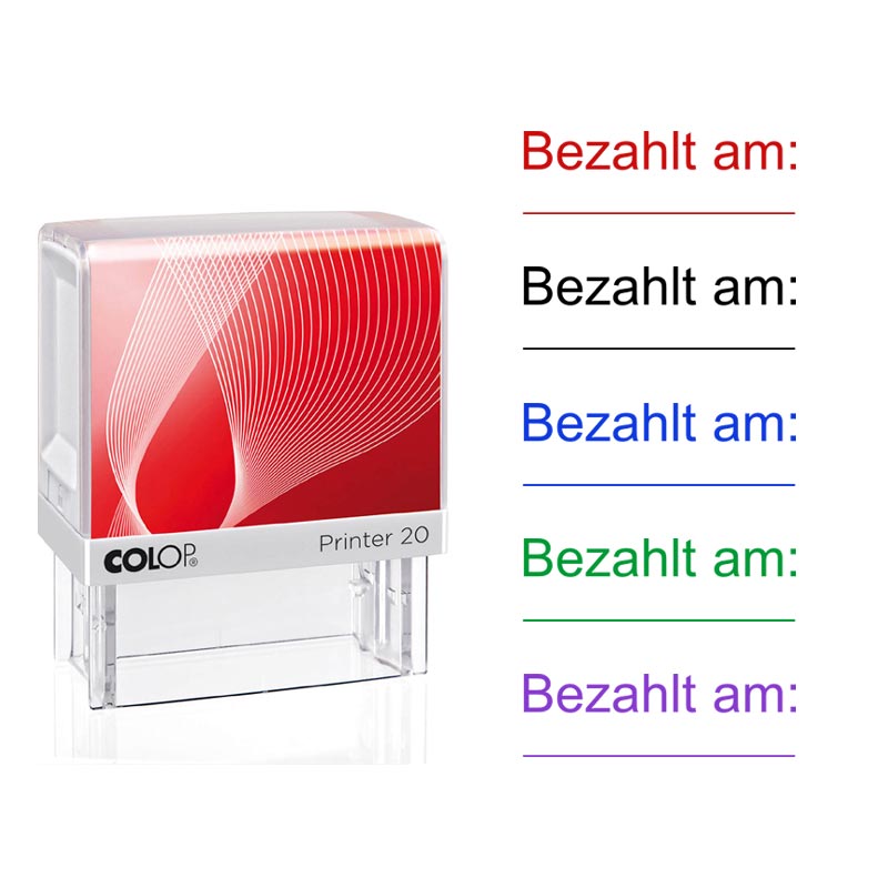 Produktbild: Bezahlt am: ______