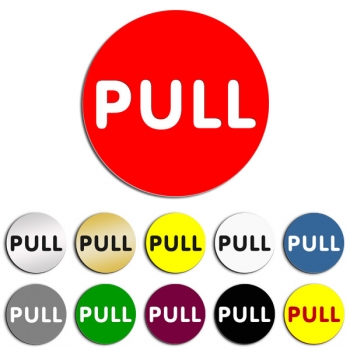 Produktbild: PULL, Türschild, versch. Größen