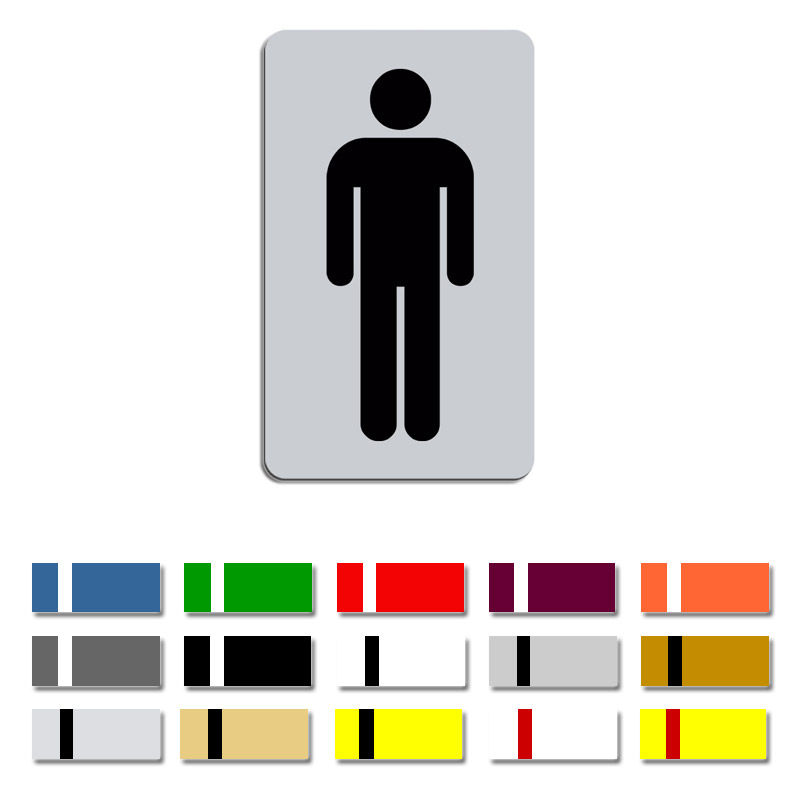Produktbild: Herren - 60x100mm, versch. Farben