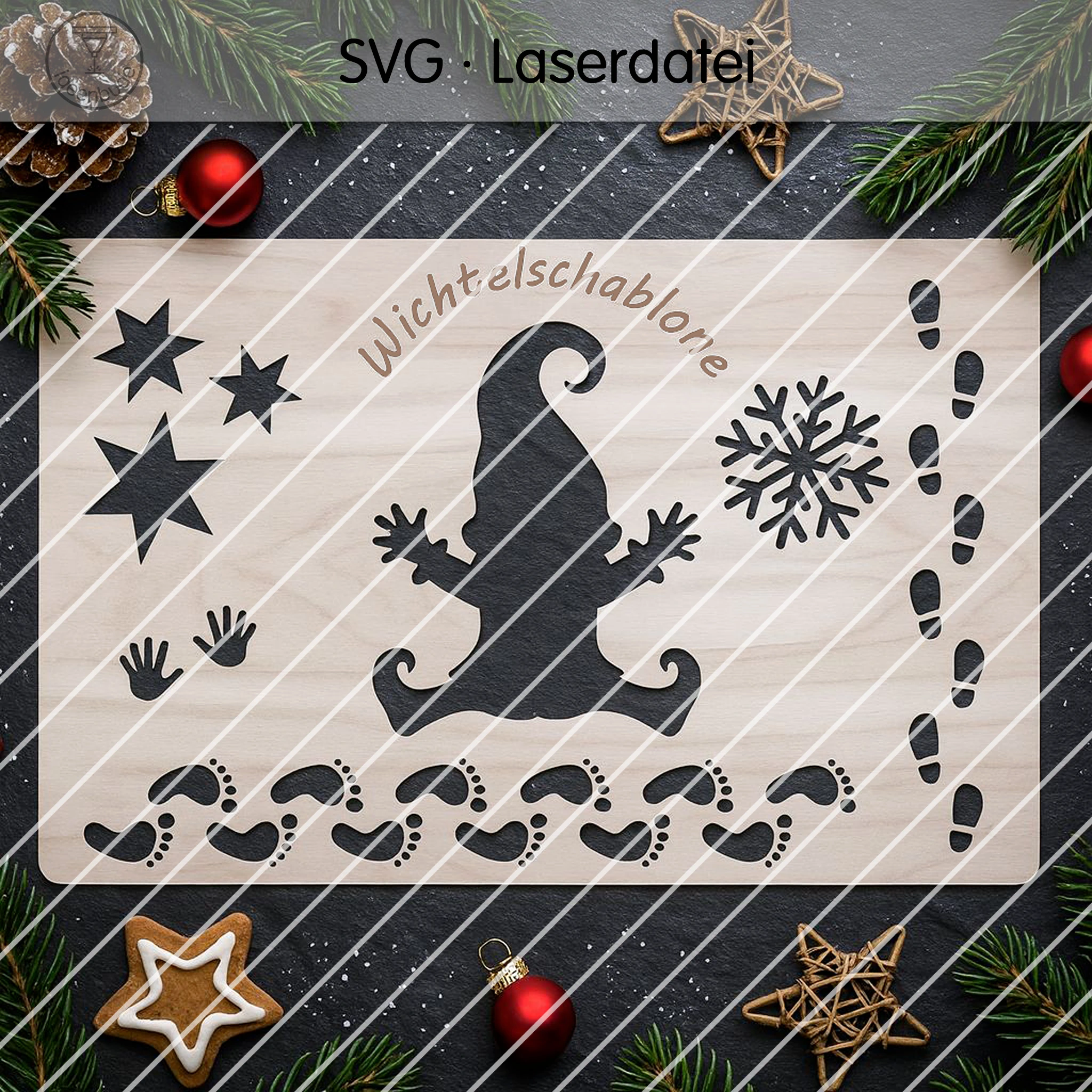 Wichtelschablone - Laserdatei