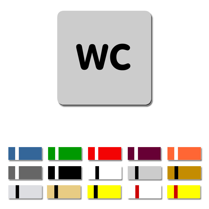 Produktbild: WC - versch. Farben & Größen
