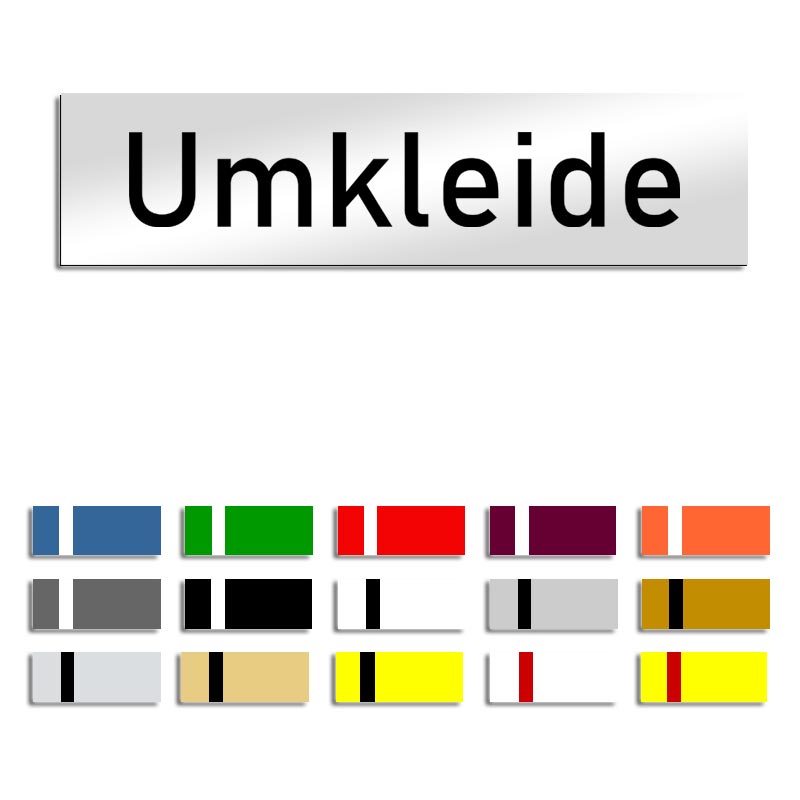 Produktbild: Umkleide, 160x40mm