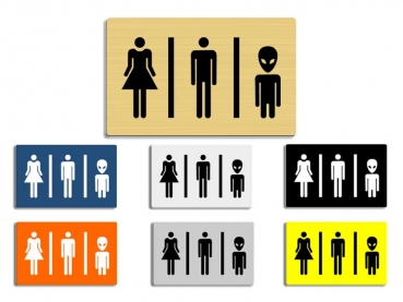 Produktbild: Damen, Herren, Alien (Version 2.0) - 120x80mm