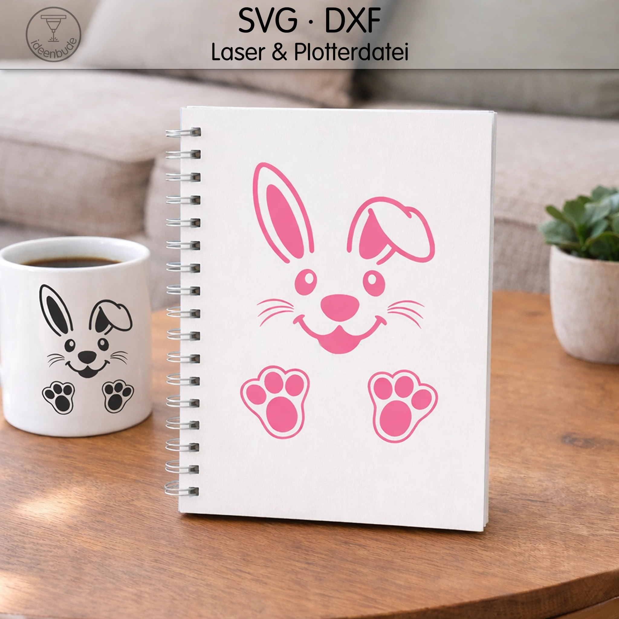 Plotterdatei - Hase